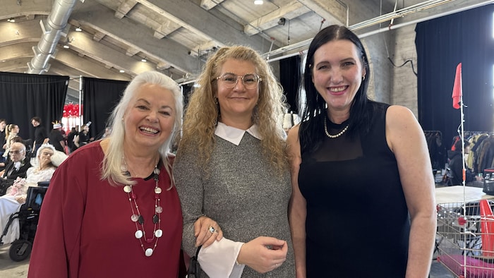 Louise Portal, Stéphanie Maltais et Sonia Tremblay.